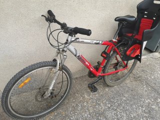 Bicicleta MTB Gotty 01 Roja y Plata