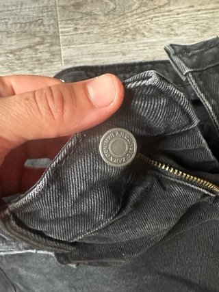 Bermudas vaqueras Zara negras Talla 40