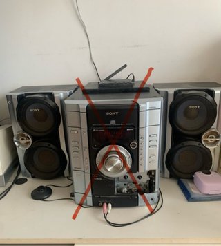 Minicadena Sony Retro