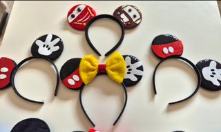 Lote Diademas Disney Mickey Minnie