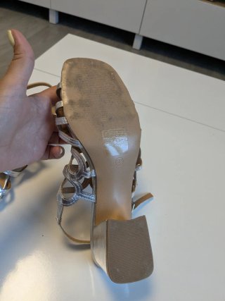 Sandalias CHIKA1O plateadas