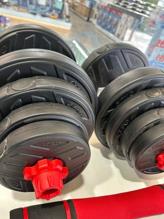 Kit Mancuernas 39kg Ajustables