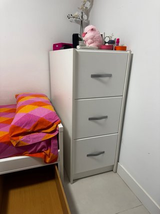 Cama juvenil 90cm con cajones