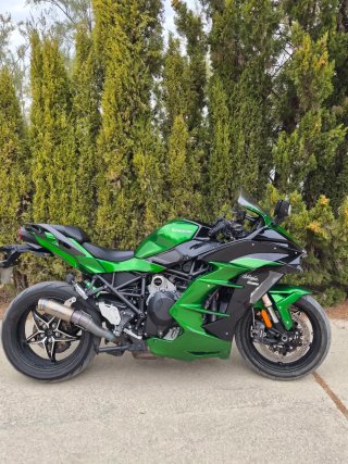 Kawasaki Ninja H2 SX Sportbike Verde/Negro