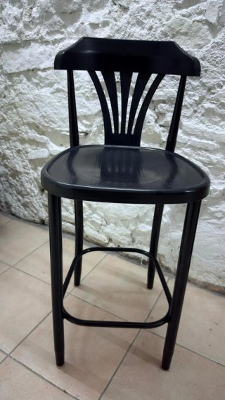 Taburete Alto Negro