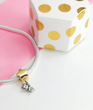 CHARM GATO ESTRELL PARA PULSERA PANDORA CON CAJA