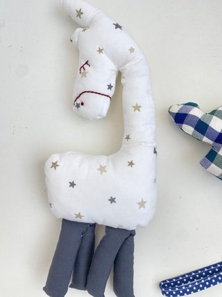 Conjunto 2 Bonecos Fofinhos de Pano Novos