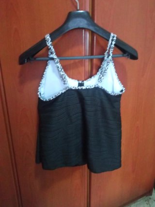 Camiseta tirantes negra L