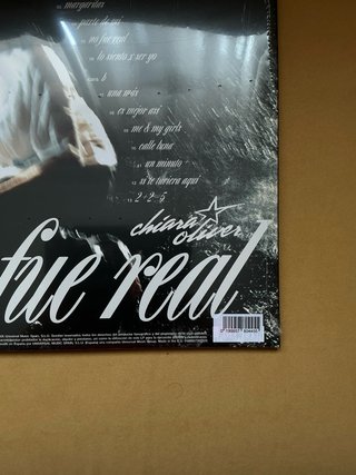 Vinilo Chiara Oliver No Fue Real Firmado Limitado