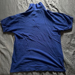 Polo Lacoste Blu Vintage Uomo