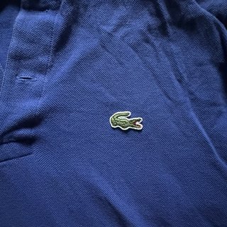 Polo Lacoste Blu Vintage Uomo