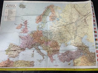 Mapa político Europa 1971