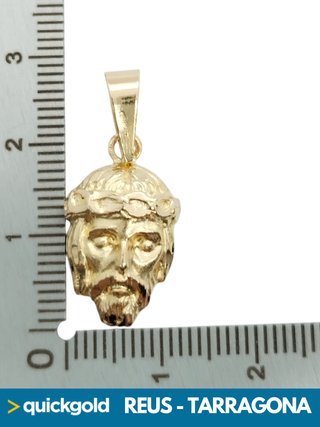 040-03-00705 COLGANTE ORO ROSTRO DE CRISTO