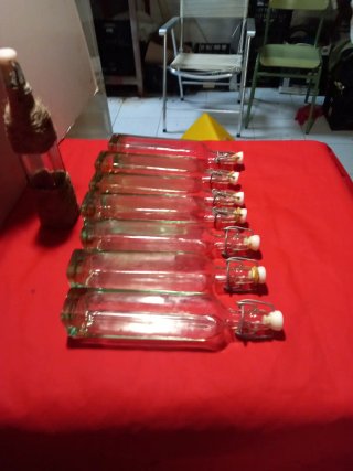 Botellitas de cristal con tapón 100cl