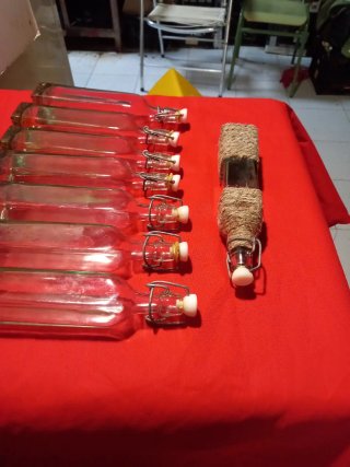 Botellitas de cristal con tapón 100cl