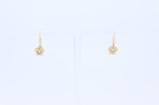Pendientes Flor Oro 18k 0,88gr