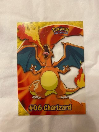 Carta Pokémon #06 Charizard Topps #pokemon