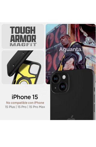 Spigen Tough Armor MagFit iPhone 15 Funda