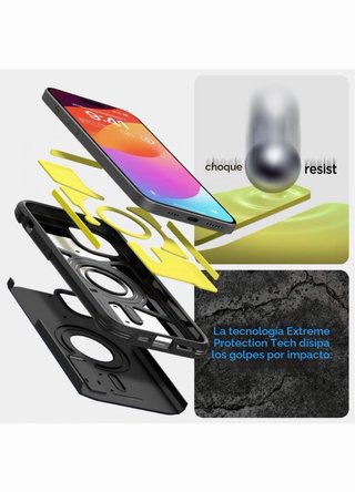 Spigen Tough Armor MagFit iPhone 15 Funda