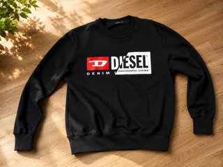 Sudadera Diesel Negra Talla M (12 años)