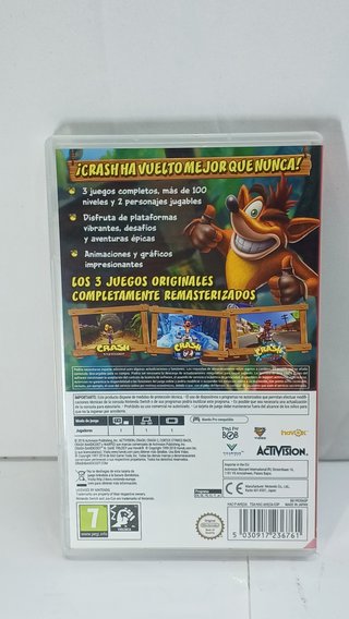 Crash Bandicoot N. Sane Trilogy Nintendo Switch