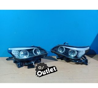 GF FAROS XENON BMW E60 03-04 OJOS ANGEL CCFL FONDO NEGRO R14