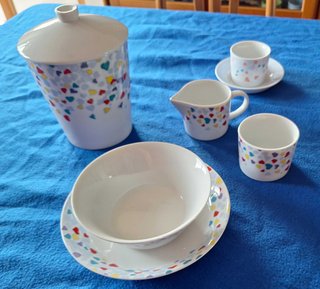 Set Naj-Oleari Porcellana Cuori
