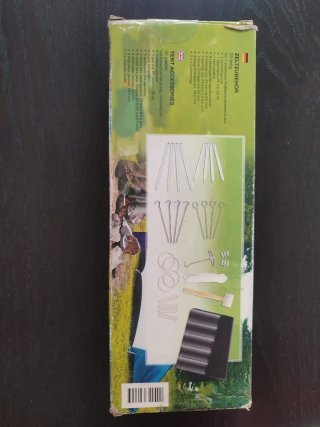 Pack accesorios tienda campaña