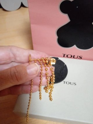 Pendiente Tous Vermeil Oro