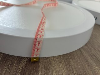 3 Plafones LED 30cm 24W
