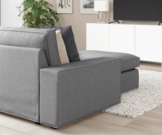Sofá IKEA KIVIK 4 plazas Chaiselongue + Puff