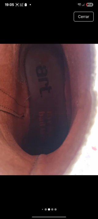 Botines ART Beige/Marrón Talla 39