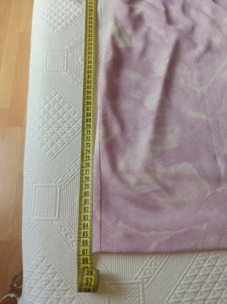Vestido escote Halter lila y Blanco