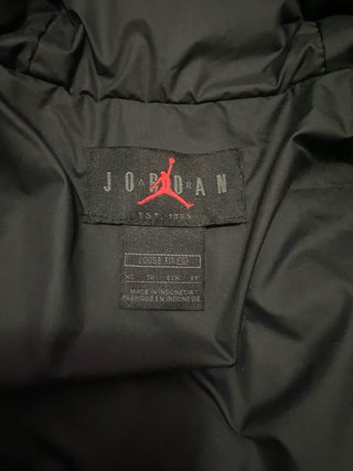 Chaqueta Jordan x PSG Negra Acolchada