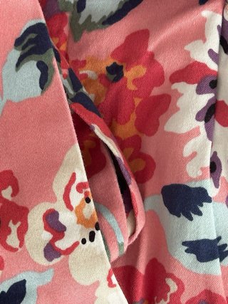 Pantalón Zara Talle Alto Estampado Floral