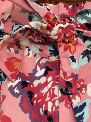 Pantalón Zara Talle Alto Estampado Floral