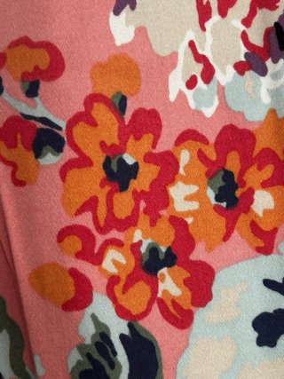 Pantalón Zara Talle Alto Estampado Floral
