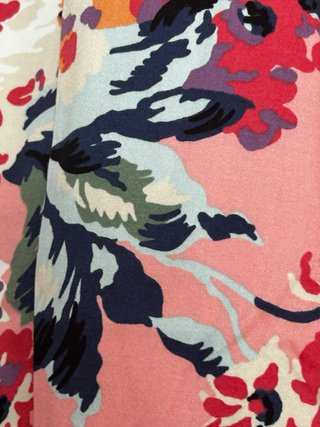 Pantalón Zara Talle Alto Estampado Floral
