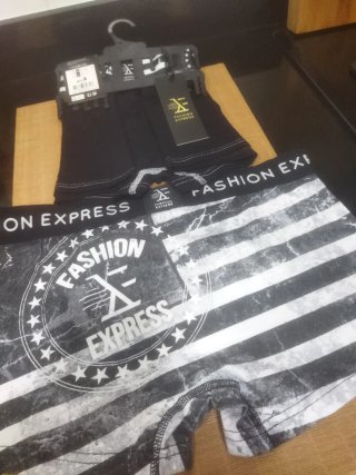 Pack 2 Calzoncillos Boxers Fashion Express T/M
