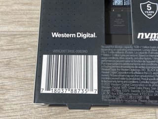 WD Black SN770 2TB SSD NVMe | NUEVO + 3a garantía