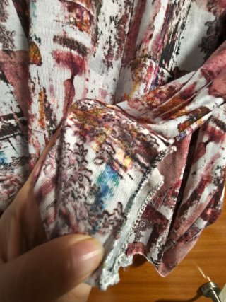 Camiseta manga larga estampada