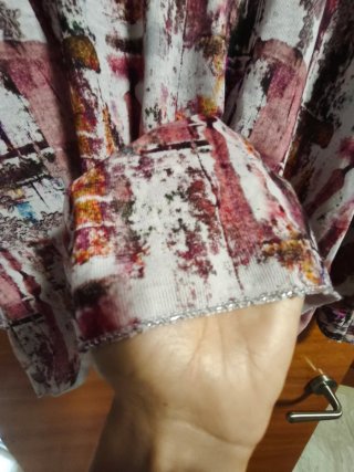 Camiseta manga larga estampada