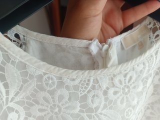 Vestido encaje blanco Michael Kors 12 años