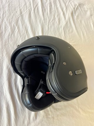 Casco HJC V31 Jet Retro Negro Mate Talla M