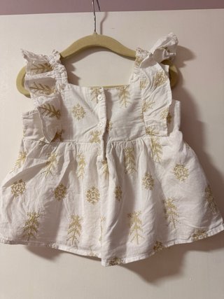 Camisa bordada niña Mango