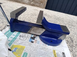 Tornillo de banco de acero FSK robusto