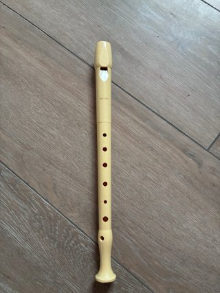 Flauta dulce HOHNER color crema