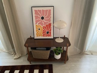Cuadro floral estilo años 70
