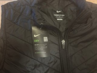 Gilet Nike nero trapuntato