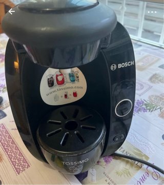 Cafetera Tassimo Bosch Negra.